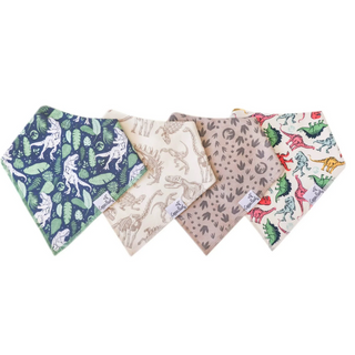 Jurassic Park Bandana Bib Set (Pack of 4)