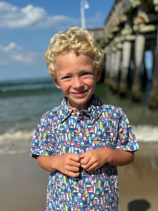 MAUI Buoys Printed Shirt - Lindsey Paige