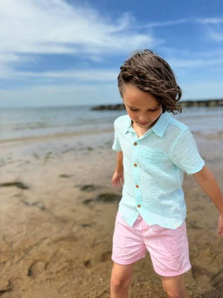 NEWPORT Seafoam Woven Shirt - Lindsey Paige