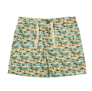 MAHALO Blue Island Printed Shorts - Lindsey Paige