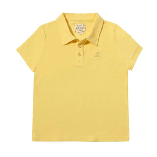 SHIPPING Lemon Pique Polo - Lindsey Paige