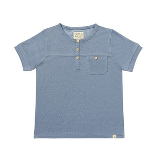 BOARDWALK Royal Pique Henley Tee - Lindsey Paige