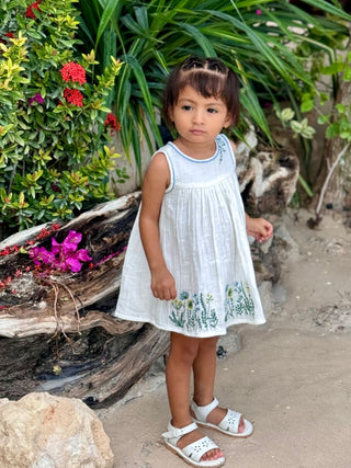 White Embroidered Dress | Bacalar - Lindsey Paige