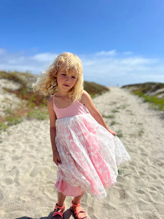 Marin Reversible Dress in Pink - Lindsey Paige
