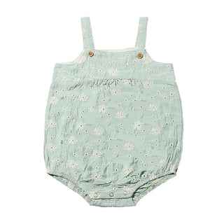 Hazel Bubble Blue Dandelion Eyelet - Lindsey Paige