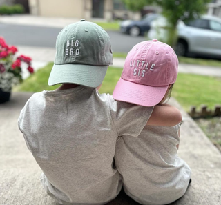 Light Pink Little Sis Hat: Toddler (1Y-4Y)
