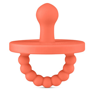 Cutie PAT Bulb (0-6m) Pacifier + Teether: Blue Clear