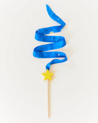 Mini Starry Night Streamers - Silk & Wood Star Wand - Lindsey Paige