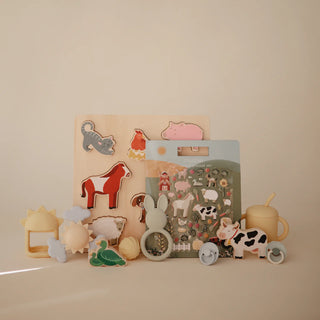 Wooden Farm Puzzle - Lindsey Paige