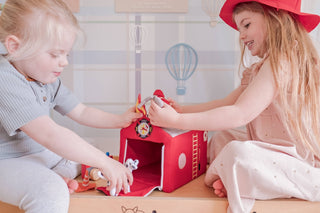 Fire Station with Hat & Accessories