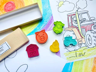 Farm Life Crayons Gift Box - Lindsey Paige