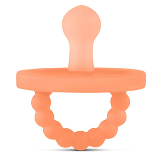 Cutie PAT Bulb (0-6m) Pacifier + Teether: Blue Clear