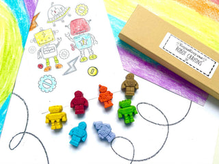 Robot Crayons Gift Box