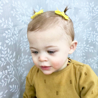 5 Chelsea Boutique Bows on Snap Clips- Sea La Vie