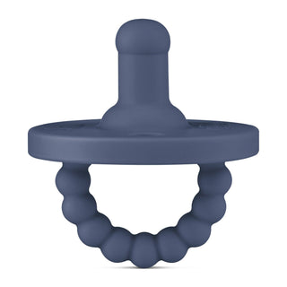 Cutie PAT Round (0-24m) Pacifier + Teether: White