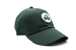 Hunter Green Tractor Hat: Toddler (1Y-4Y)