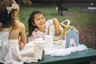 Doll House with Wooden Furniture - Lindsey Paige