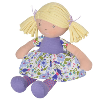Lil'l Peggy Blonde Hair with Lilac & Pink Dress - Lindsey Paige