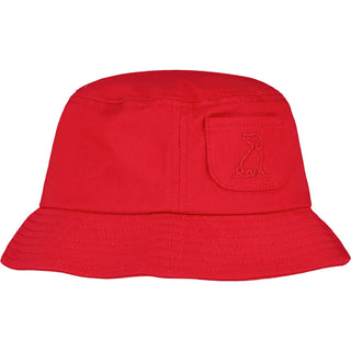 Red Twill Fisherman Bucket Hat - Lindsey Paige