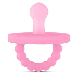 Cutie PAT Bulb (0-6m) Pacifier + Teether: Blue Clear