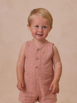 Gingham romper