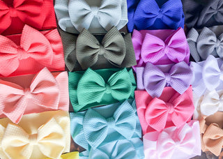 Solid Baby Headwrap Bow: Green - Lindsey Paige