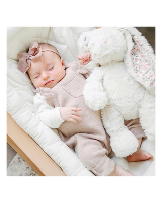 Faith Cream Floral Bunny Plush Toy