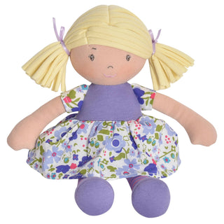 Lil'l Peggy Blonde Hair with Lilac & Pink Dress - Lindsey Paige