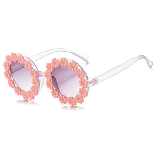 pink flower sunglasses