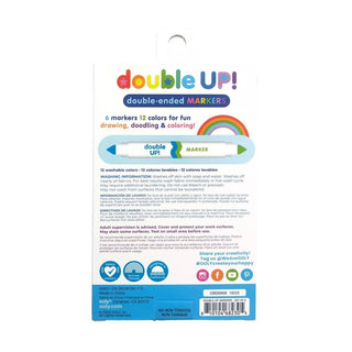 Double Up! Double Ended Markers - Set of 6/12 Colors - Lindsey Paige