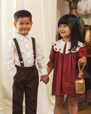 Noralee Mabel Dress in Ruby, alternate view