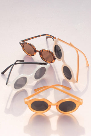 Kids Toddler Round Sunglasses: Tortoise - Lindsey Paige