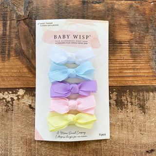 5 Chelsea Boutique Grosgrain Bow on Snap Clips- Easter Hunt - Lindsey Paige