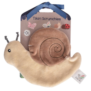 Snail Organic Fabric with Crinkle - Lindsey Paige