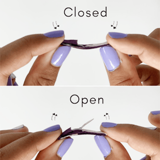 5 Tiny Tuxedo Bows on Snap Clips - Tranquility - Lindsey Paige