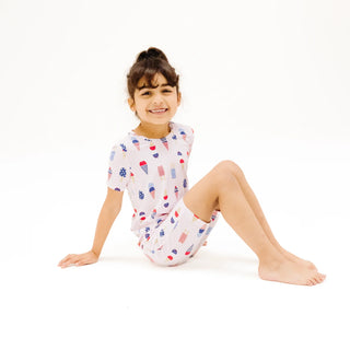 PJ Short Set- American Ice Cream Pink - Lindsey Paige