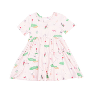 Pink Golf Twirl dress