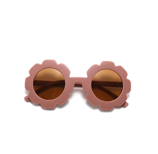 Baby and Toddler Flower Sunglasses: Mauve - Lindsey Paige