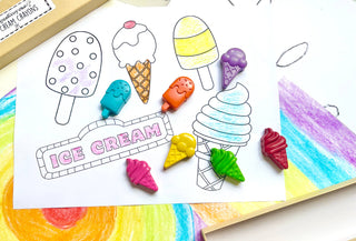 Ice Cream Crayons Gift Box