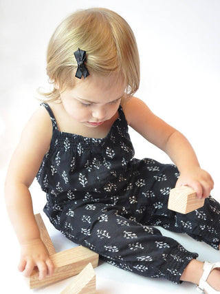 5 Chelsea Boutique Grosgrain Bows on Snap Clips - Prep Girl