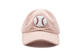 Dusty Rose Athletic Hat + Terry Baseball: Child/Adult (5Y-Adult)