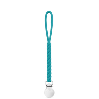 Roper Cutie Clip (Pacifier Clip): Blue Clear
