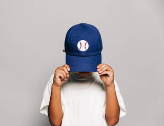Royal Blue Hat + Terry Baseball: Toddler (1Y-4Y) - Lindsey Paige