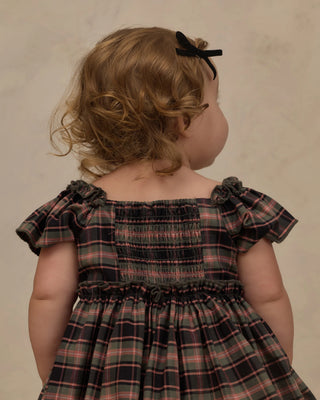 Noralee Margot Romper in Tartan, alternate view