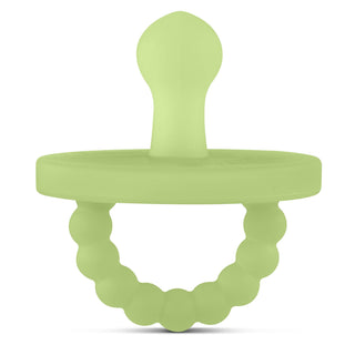 Cutie PAT Bulb (0-6m) Pacifier + Teether: Blue Clear