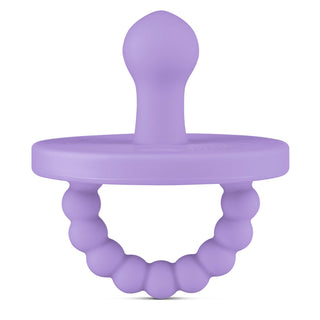 Cutie PAT Bulb (0-6m) Pacifier + Teether: Blue Clear