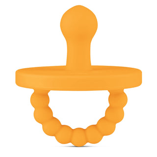 Cutie PAT Bulb (0-6m) Pacifier + Teether: Blue Clear