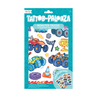 Tattoo-Palooza Temporary Tattoos - Monster Truck - 3 Sheets