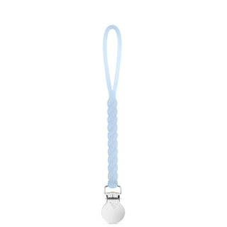 Roper Cutie Clip (Pacifier Clip): Blue Clear - Lindsey Paige