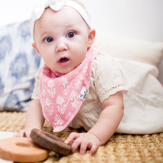 pink bandana bib